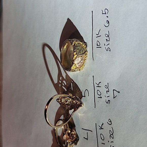 Black Hills Gold 6 10k Intricate Gold Rings 1 Price For All!!! Real Diamonds Too - Picture 11 of 16